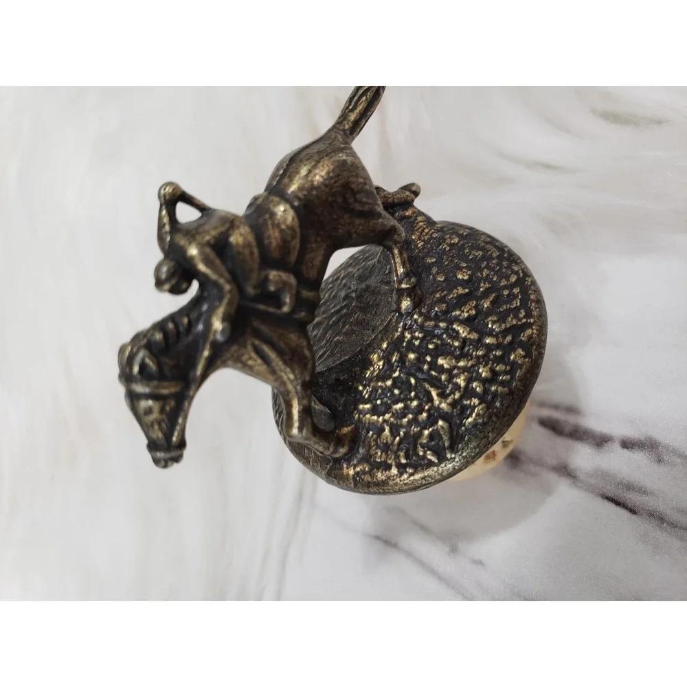 Blantons Single Barrel Bourbon Whiskey Bottle Stopper Horse Jockey Cork